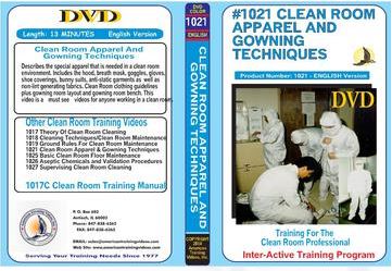 American Training Videos Clean Room Series 1021 Clean Room Apparel And Gowning Techniques